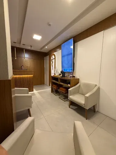 Sala de espera da clínica