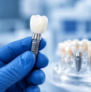 Implantes dentários - imagem ilustrativa